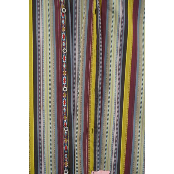 Robert Graham Button Down Shirt Mens Large Multicolor Paisley Embroidered Bold - Picture 5 of 8
